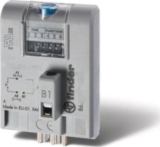 Picture of Finder Modu czasowy wielofunkcyjny 12-240VAC/DC do gniazd przekaników F86-00-0-240-0000