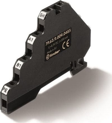 Изображение Finder Ogranicznik przepi SPD typ 2+3 do ochrony linii danych RS485 inwertera, PLC, liczników energii lub innych interfejsów 7P.62.9