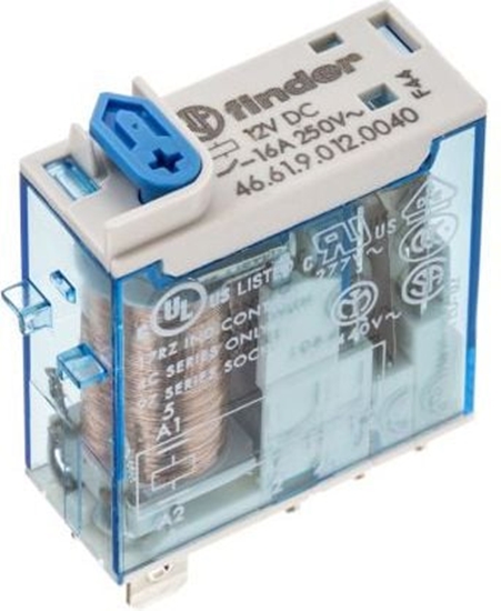 Picture of Finder Przekanik miniaturowy 1P 16A 12V DC (46.61.9.012.0040)