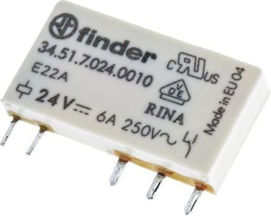 Picture of Finder Przekanik miniaturowy 1P 6A 24V DC (34.51.7.024.0010)
