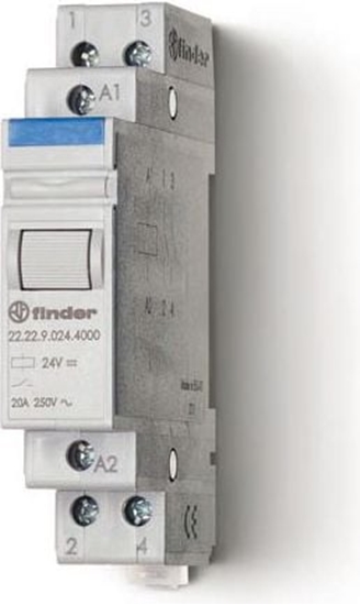 Picture of Finder Przekanik moduowy mocy 2Z 20A 24V DC styk AgSnO2 (22.22.9.024.4000)