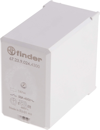 Attēls no Finder Przekanik przemysowy 3Z 50A 24V DC przerwa zestykowy 3mm 67.23.9.024.4300