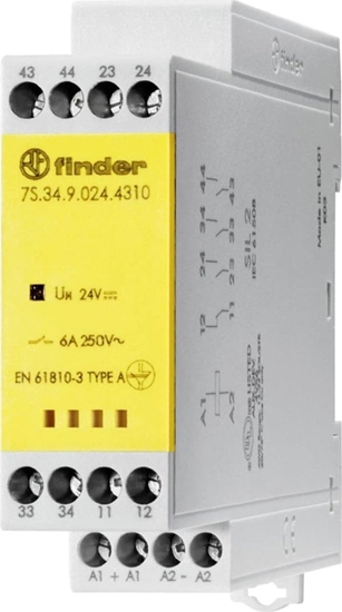 Picture of Finder Przekanik z wymuszonym prowadzeniem styków 7S.34.9.024.4310
