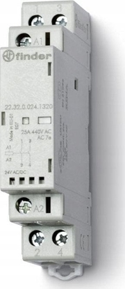 Picture of Finder Stycznik moduowy 25A 2Z 24V AC/DC, wskanik zadziaania + LED, styk AgNi 22.32.0.024.1320