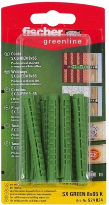 Picture of Fischer rubowa kotwa/rozporowy koek 10 szt. kotwa rozprna 65 mm