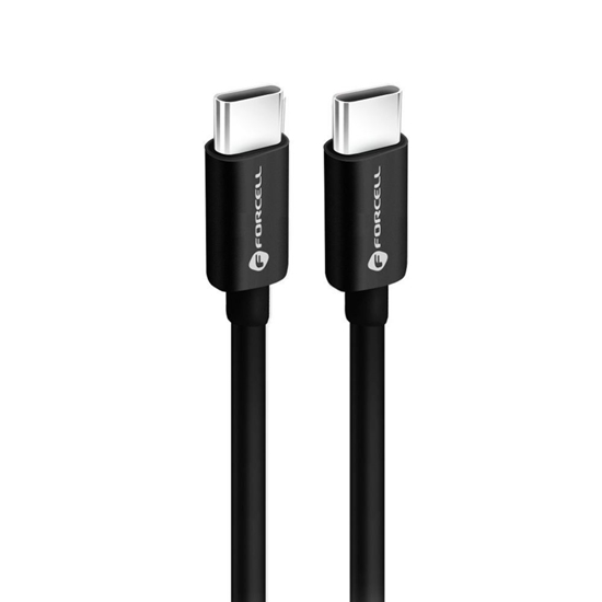 Picture of Forcell Cable USB C to USB C Forcell F-Energy QC4.0 PD 3A 60W 3 m C338 black