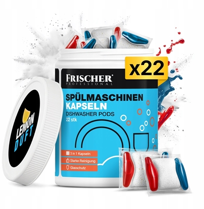 Picture of Frischer Kapsuki do zmywarki 3in1 wieszy 22szt.