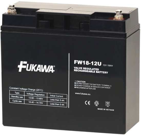 Picture of Fukawa Baterie - FW 18-12 U (12V/18Ah - M5), ywotno 5 lat
