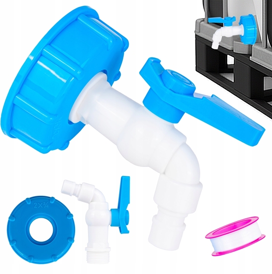 Picture of Geko Zestaw  IBC nakrtka S60x6 + kran 3/4"  kran (125)