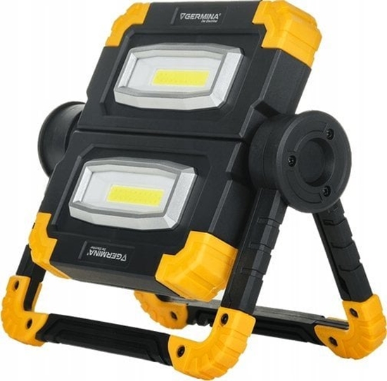 Изображение Germina Lampa robocza LED adowalna z powerbank, 20 W, 1200 lm, 6000 K, IP44, Pavo, GERMINA