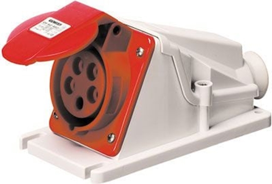 Изображение Gewiss Gniazdo stae czerwone 16A 400V IP44 (GW62482)