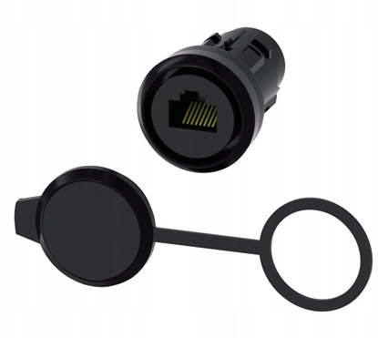 Изображение Gniazdo RJ45 Cat.6 do otworu 22mm tworzywo z zalepk IP65 SIRIUS ACT 3SU1900-0GB10-0AA0