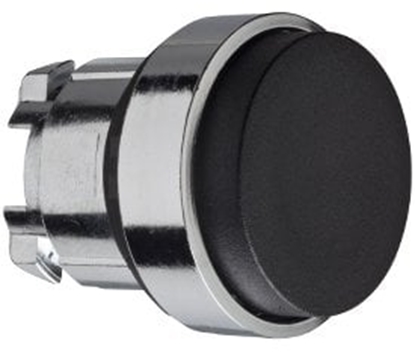 Изображение Gówka okrga przycisku czarna wyst. O22, z sam. powr., bez ozn. ZB4BL2