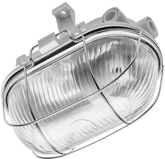 Picture of GTV Oprawa kanaowy SANGUESA KAM E27 max.40W AC220-240V IP54 ABS/szko/biay kratka OS-KAM060-00