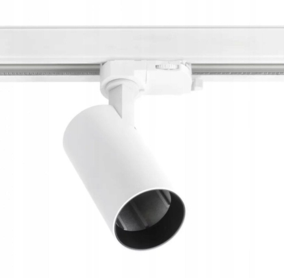 Picture of GTV Oprawa na szynoprzewód LIMA, GU10, max.20W, AC220-240V, 50/60Hz, IP20, IK08, okrga, biay