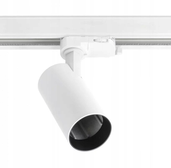 Picture of GTV Oprawa na szynoprzewód LIMA, GU10, max.20W, AC220-240V, 50/60Hz, IP20, IK08, okrga, biay