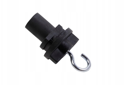 Изображение Hak do mocowania w szynoprzewodzie, 52 mm, czarny