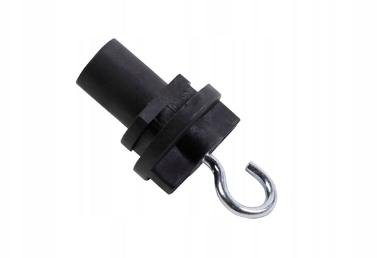 Изображение Hak do mocowania w szynoprzewodzie, 52 mm, czarny