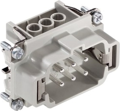 Picture of Harting Wkad zcza 6P+PE rubowy mski EPIC H-BE 6 SS 10190100