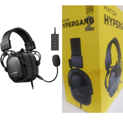 Изображение Hator HTA-940 Hypergang 2 Headphones with microphone 7.1 (Bojāts iepakojums)