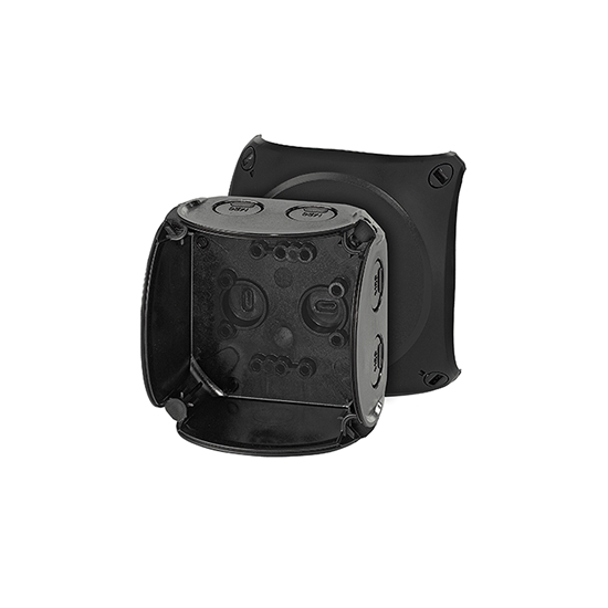 Picture of Hensel Puszka odgana 93x93x62mm czarna IP67 - KF 0200 B