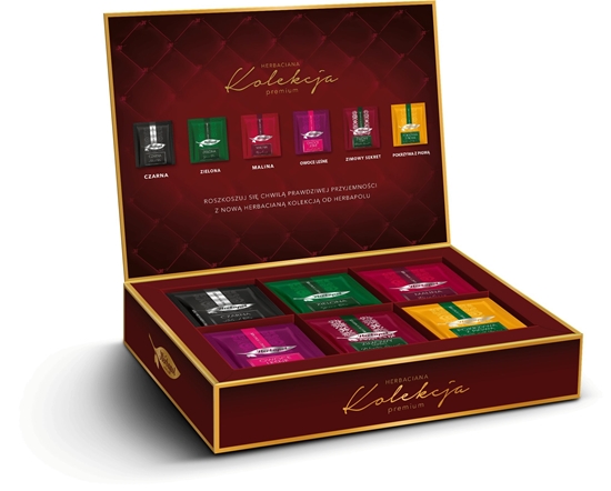 Изображение Herbapol Herbaciana kolekcja premium 48 torebek (bordowa)