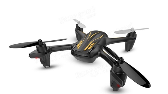 Picture of HUBSAN Drons - Kvadrokopters 360º (H107P) ar pulti 2.4GHz, lādējas ar USB, 6-axis gryro, 4 kanāli - melns / Black