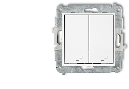 Attēls no Karlik ICON Mechanizm cznika podwójnego schodowego biay mat 25IWP-33