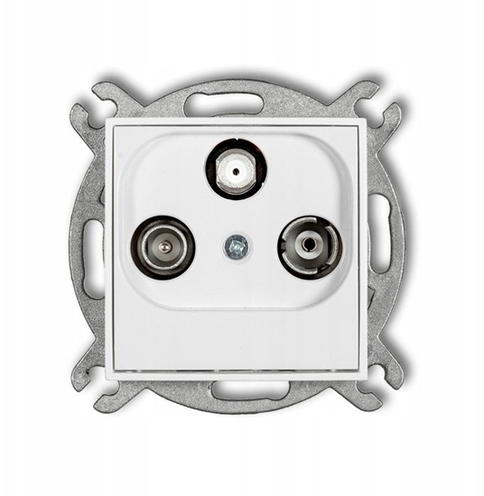 Изображение ICON Mechanizm gniazda abonenckiego RTV-SAT kocowego 1,5dB biay IGS