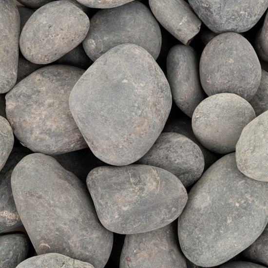 Picture of Ilford Kamienie Black umyte 30-50mm do akwarium i terrarium 10 kg/OPAK