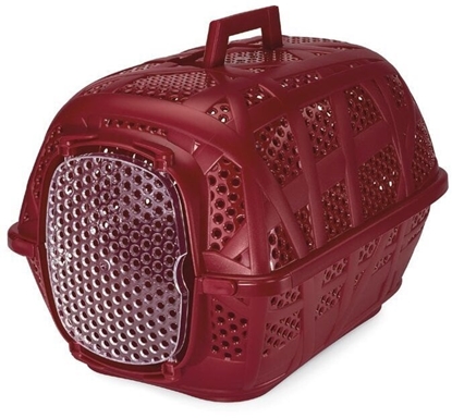 Attēls no iMac Carry Sport transport dla psa i kota, ciemnoróowy, 48,5x34x32 cm