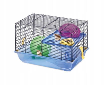 Изображение iMac Easy 100, klatka dla gryzoni i królików, niebieski, 100x54,5x45 cm