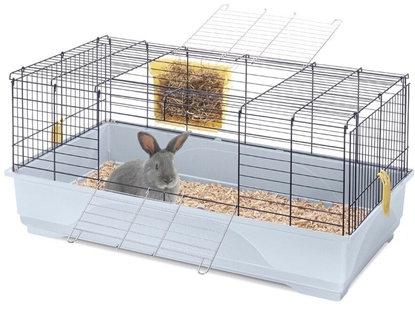 Picture of iMac Klatka dla gryzoni i królików szarobkitny, 100x54,5x45 cm