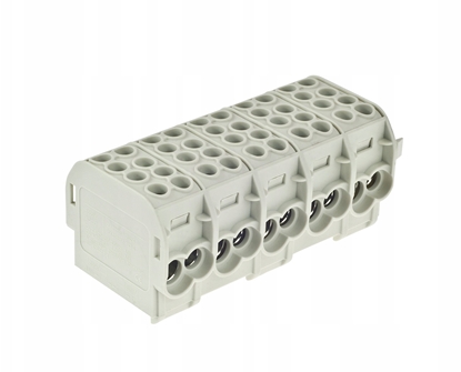 Picture of Incobex Listwa zaciskowa five-pole ZGX 5x(1x25/2x16) mm2 (gray) ENE-00511