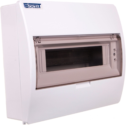 Picture of Incobex Rozdzielnica moduowa 1x12 natynkowa IP40 z klapk dymn S-12+SZYBKA+N+PE 800600 (ENE-00353)