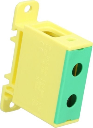 Picture of Incobex Zczka szynowa 1-torowa 50mm2 szara ZGX 1x50 óto-zielona wer2 ENE-00196