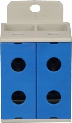 Attēls no Incobex Zczka szynowa 2-torowa 35mm2 niebieska ZGX-2x35 niebieska ENE-00171