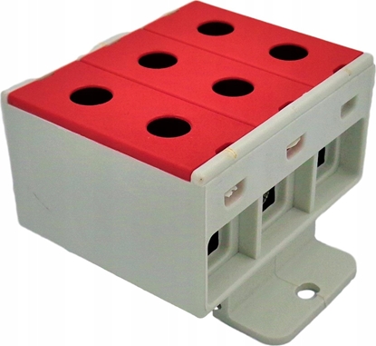 Attēls no Incobex Zczka szynowa 3-torowa 35mm2 czerwona ZGX-3x35 czerwona ENE-00181