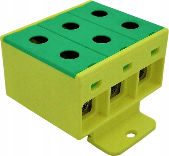 Picture of Incobex Zczka szynowa 3-torowa 35mm2 óto/zielona ZGX-3X35 óto/zielona ENE-00183