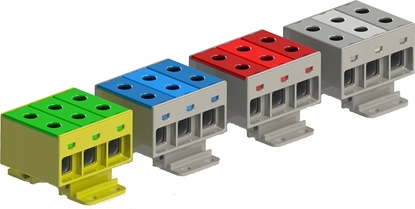 Attēls no Incobex Zczka szynowa 3-torowa 50mm2 szara ZGX 3x50 óto-zielona wer2 ENE-00209