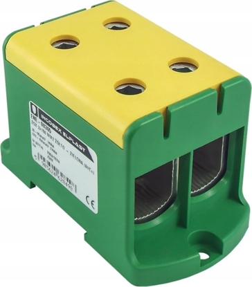 Picture of Incobex Zczka szynowa jednopolowa ZGX 2x150 mm2 óto-zielona (Al-Cu) ENE-00365