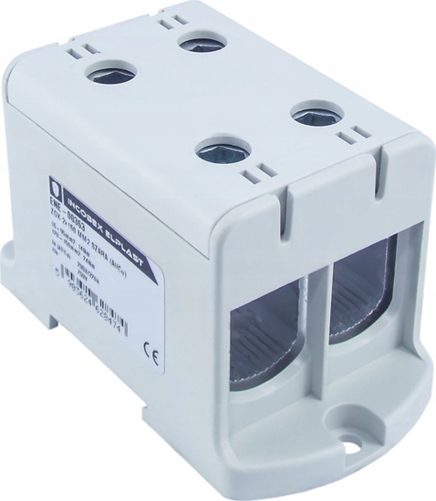 Picture of Incobex Zczka szynowa jednopolowa ZGX 2x150 mm2 szara (Al-Cu) ENE-00363