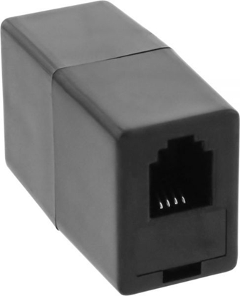 Picture of InLine Adapter RJ10 eski/eski, 4P4C, czarny (69999E)