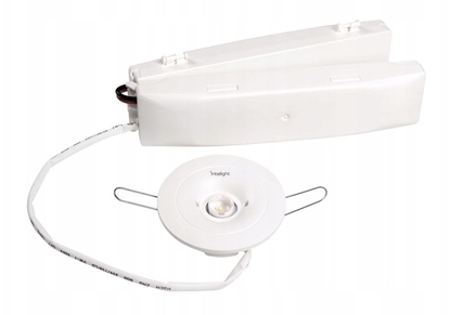 Picture of Intelight Oprawa awaryjna podtynkowa STARLET SPOT ROUND SO 150 NM 1H MT IP20 (IP65) / 83001