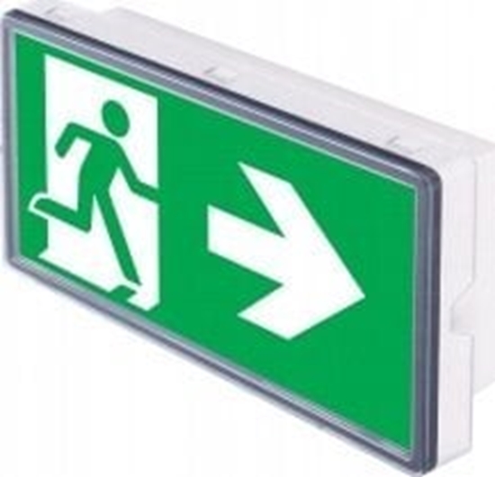 Picture of Intelight Oprawa ewakuacyjna/awaryjna VELLA LED ECO* SO 125 A 1H MT IP44 BLK / INLEWA 93696