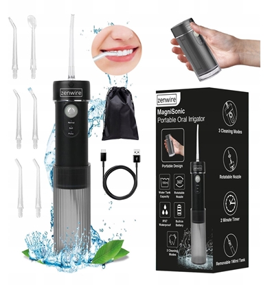 Изображение Irygator Przenony Bezprzewodowy Dentystyczny do Zbów Jamy Ustnej Podróny Zenwire  WF309