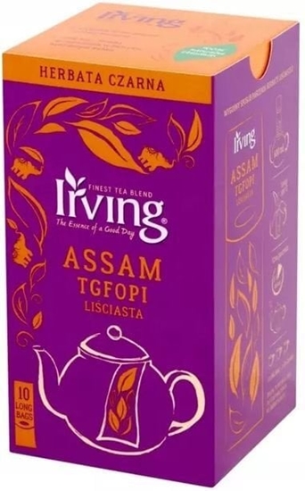 Изображение Irving Herbata czarna Assam TGFOP1 XXL 10 torebek
