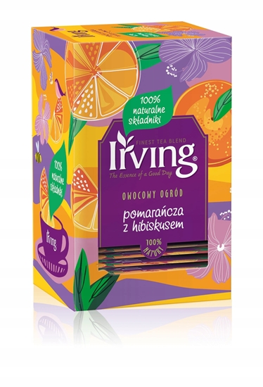 Picture of Irving Herbatka Owocowy Ogród - Hibiskus i pomaracza 20 kopert