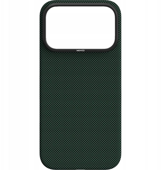 Изображение Yaxo Etui na telefon Aramid Fiber Ultra Slim Case MagSafe iPhone 17 Pro Max Tropic Green