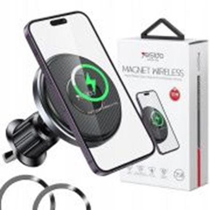 Изображение yesido Magsafe Magnetic Wireless charging Car holder C190 Black